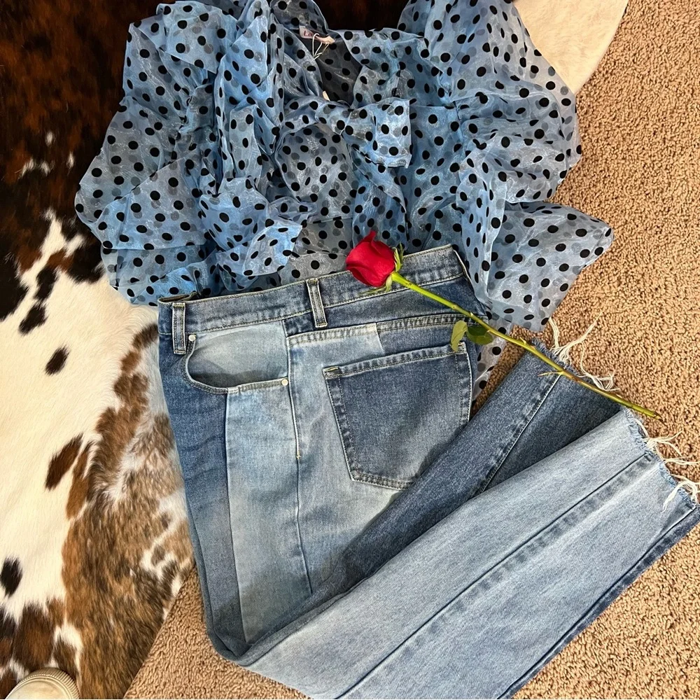 EUC-PACSUN Jeans- Two-Toned- 10 - Picture 4 of 9
